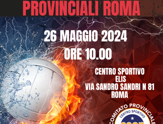 Premiazioni campionati Pallavolo provinciali Roma