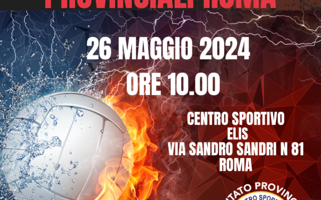 Premiazioni campionati Pallavolo provinciali Roma